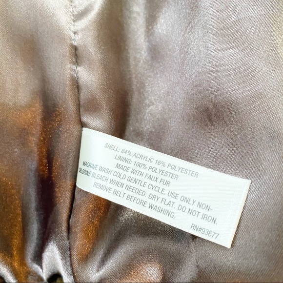 Faux Fur Vest Brown Medium - Picture 8 of 8